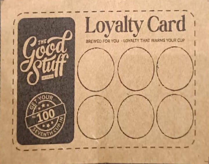 Loyalty card sample